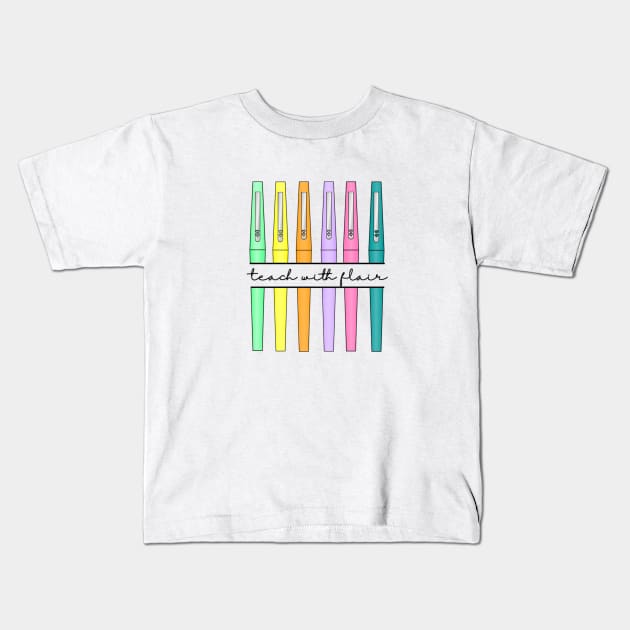 teacher Kids T-Shirt by stickersbycare